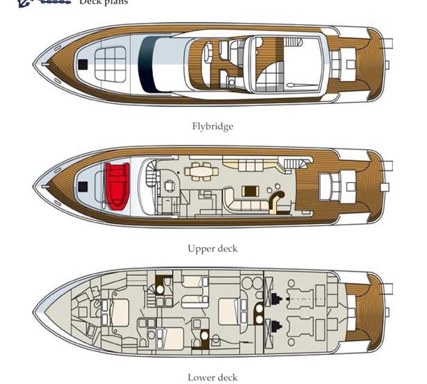 Yacht TEMPTATION DELTA -  Layout