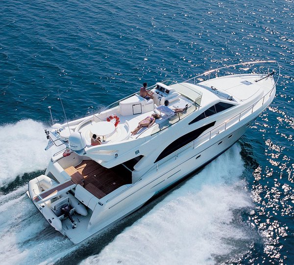 Yacht TIME OUT - From Above