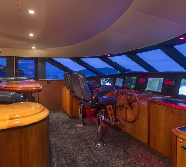 Yacht TRISARA - Wheelhouse