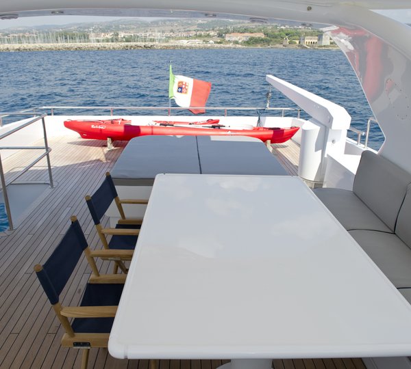 Yacht WOLF TWO -  Sundeck Dining