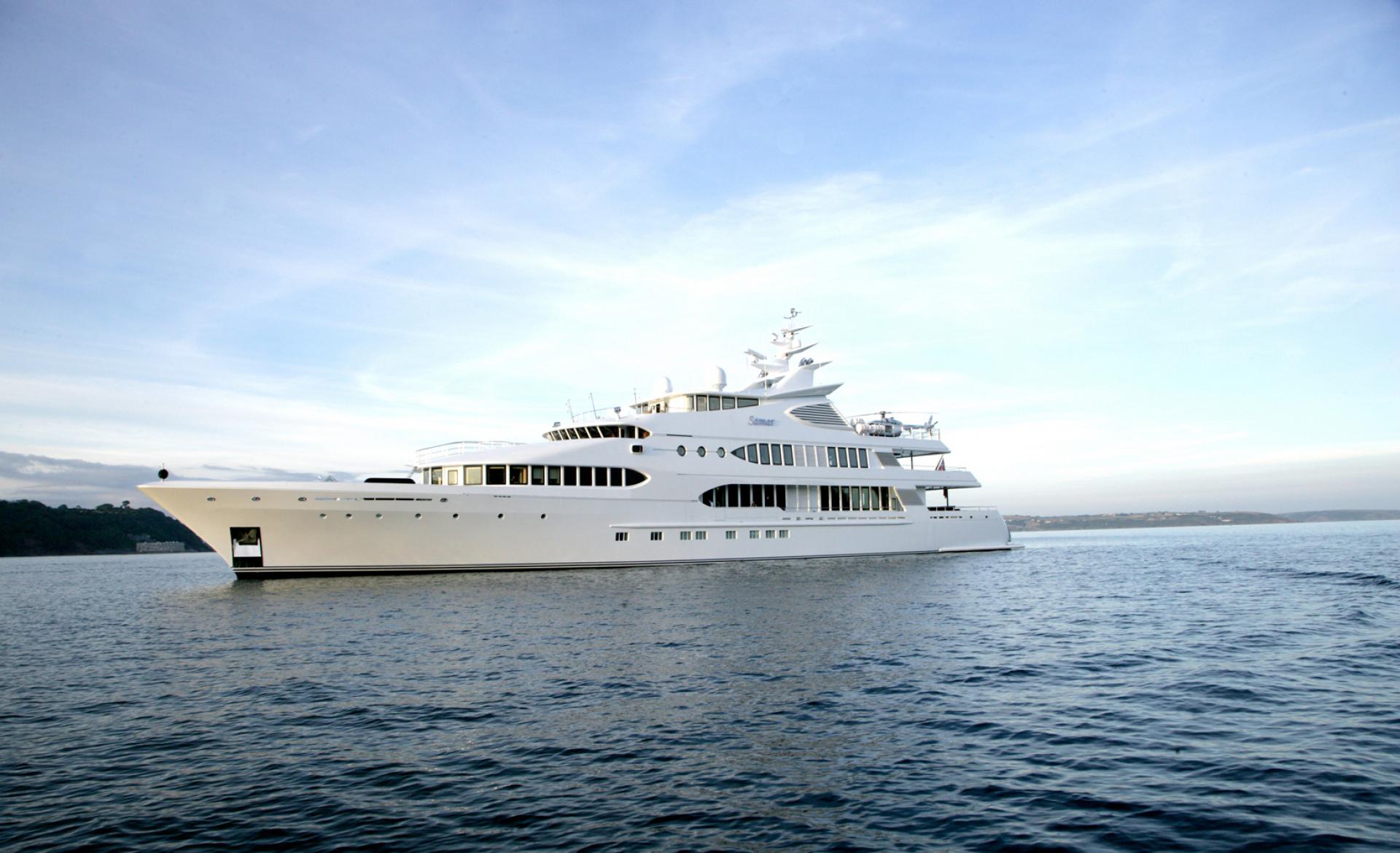Luxury mega yacht SAMAR