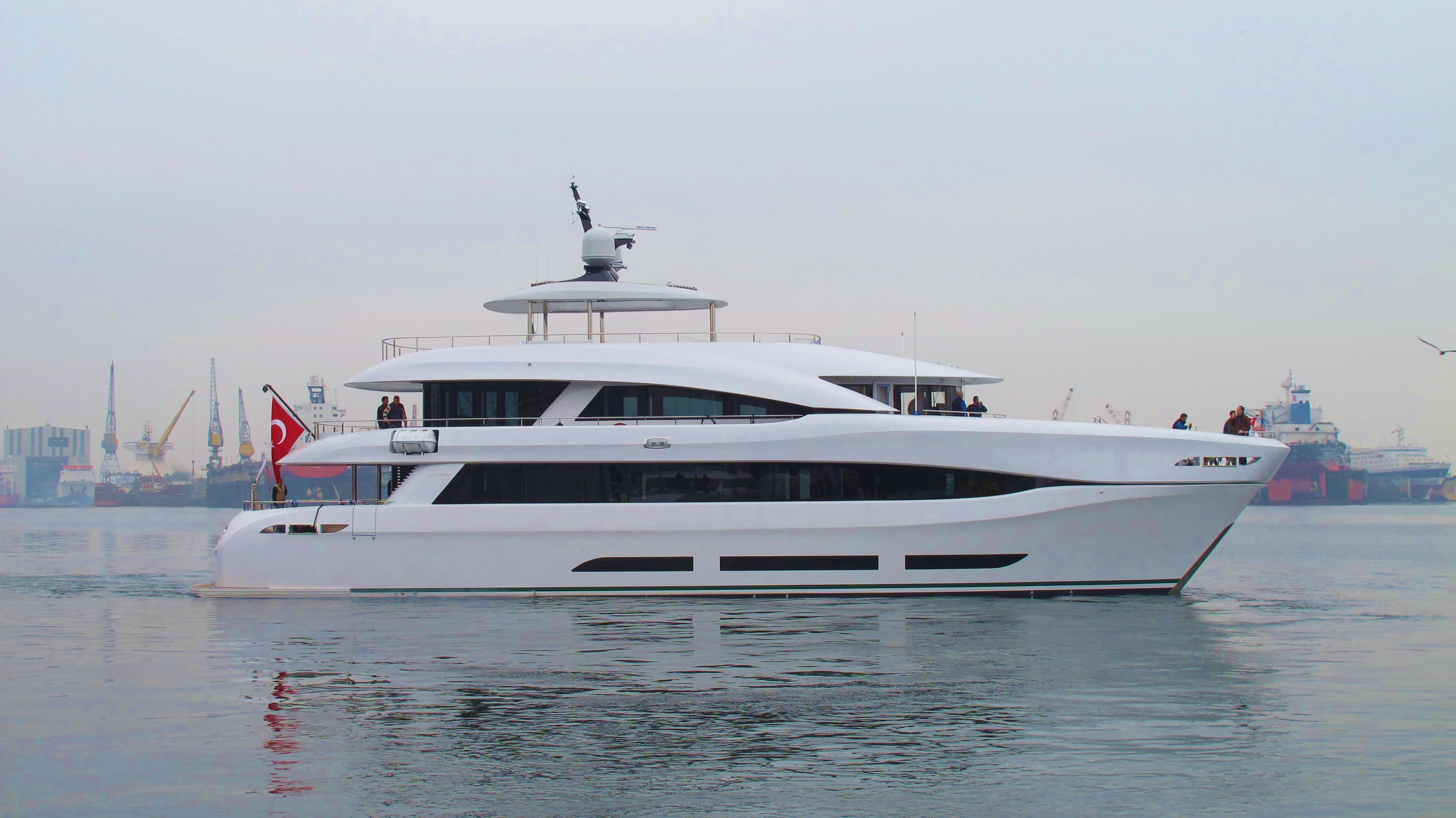 33m Curvelle Yacht Quaranta launched by Logos Marine
