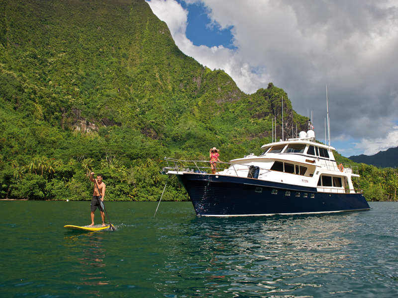 Miss Kulani yacht in Tahiti - Photo by Tim McKenna Photography©