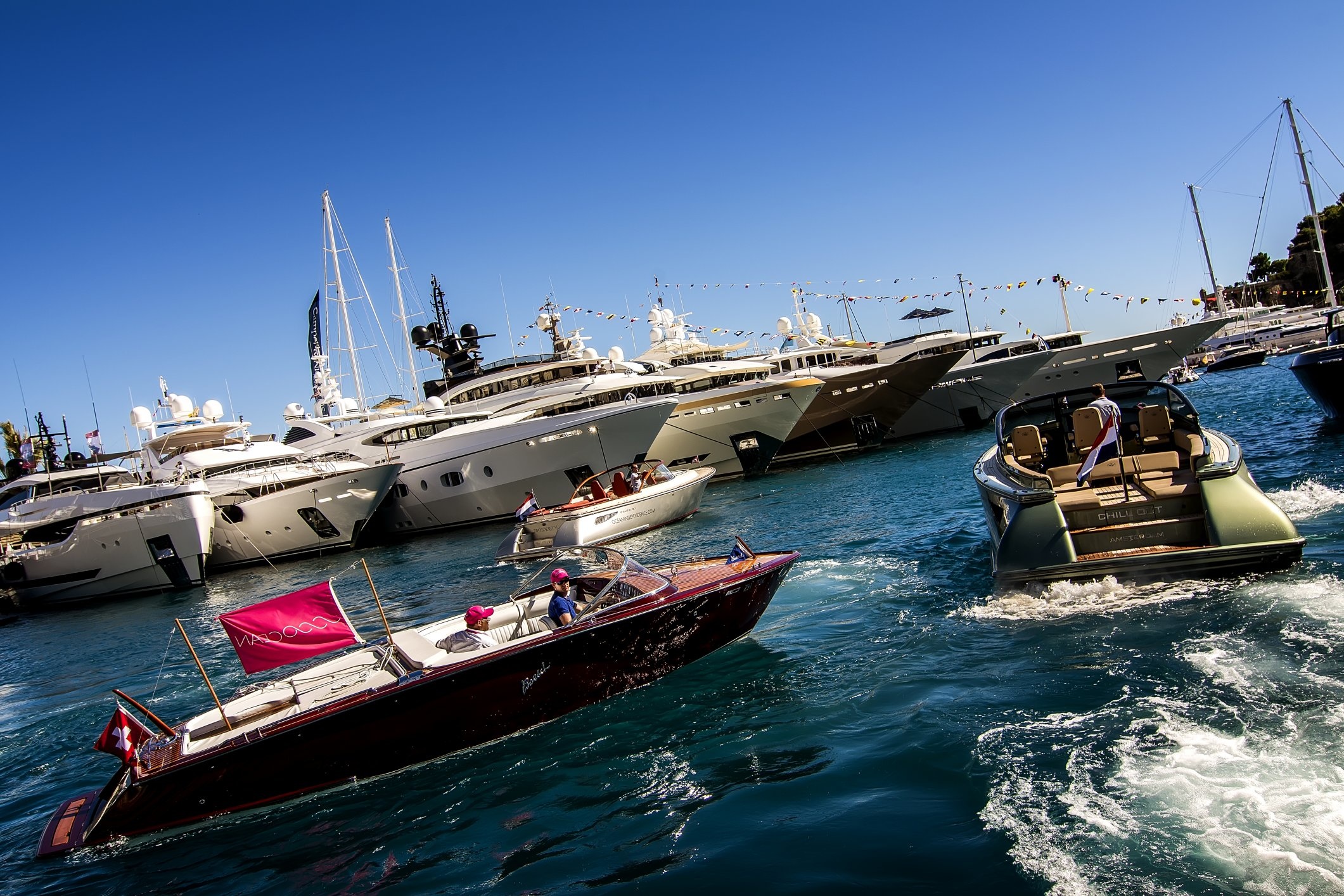 monaco yacht show boats