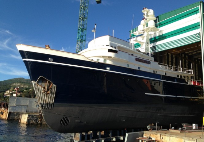 Expedition yacht SEAWOLF re-launched at the Atollvic Shipyard