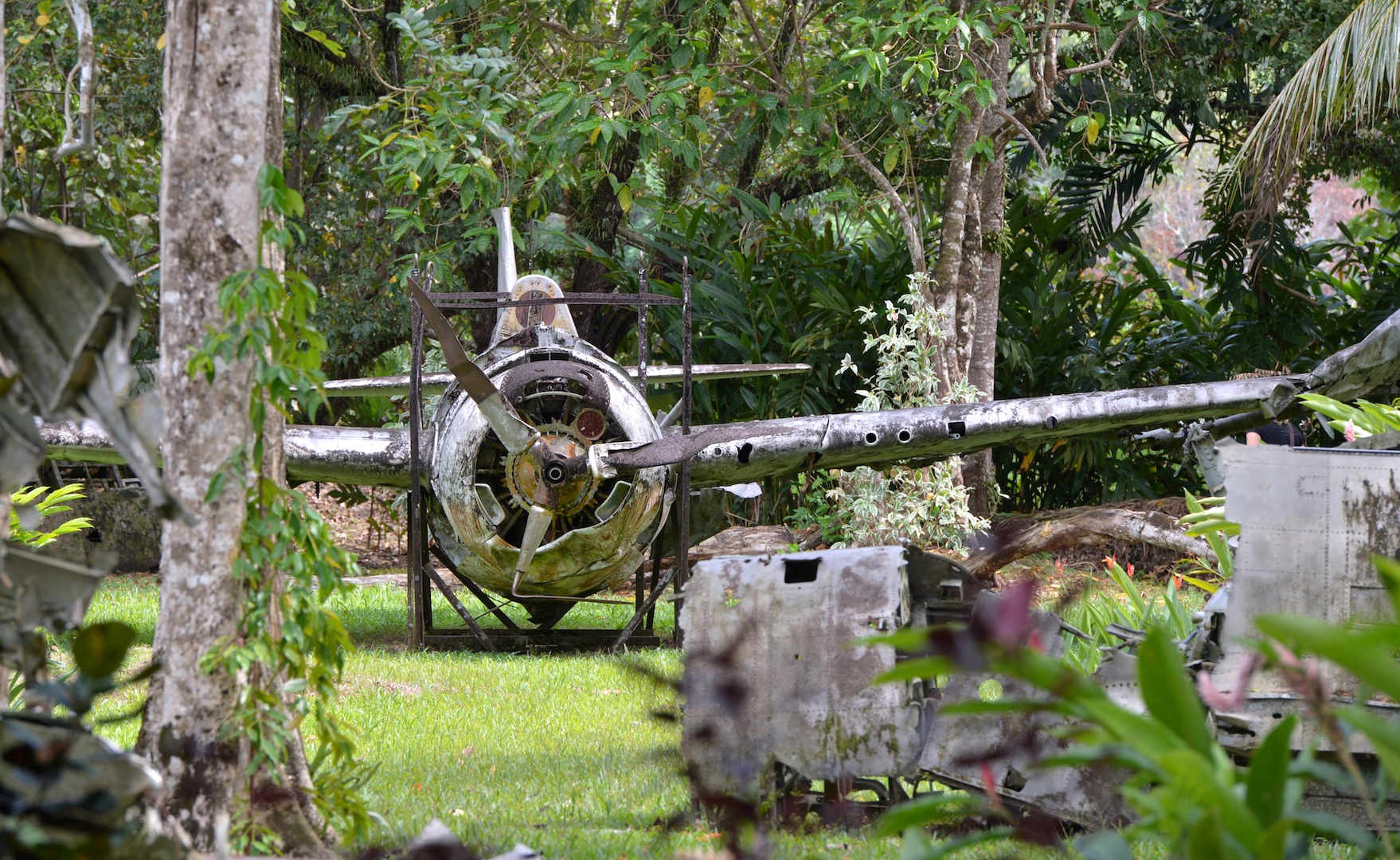 USFighter Aircraft – Vilu Open Air War Museum, Honiara - Photo credit to Solomon Islands Visitors Bureau (SIVB)