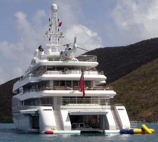 Princess Mariana View from Aft