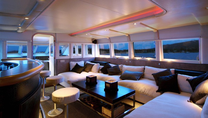 Inside Aboard Yacht CHATO