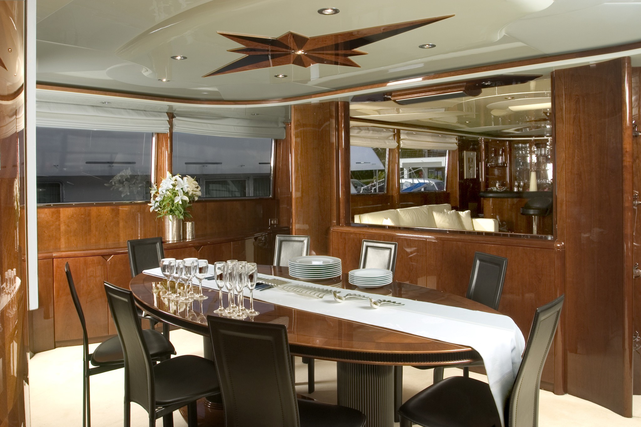 Eating/dining Saloon On Yacht LET IT BE