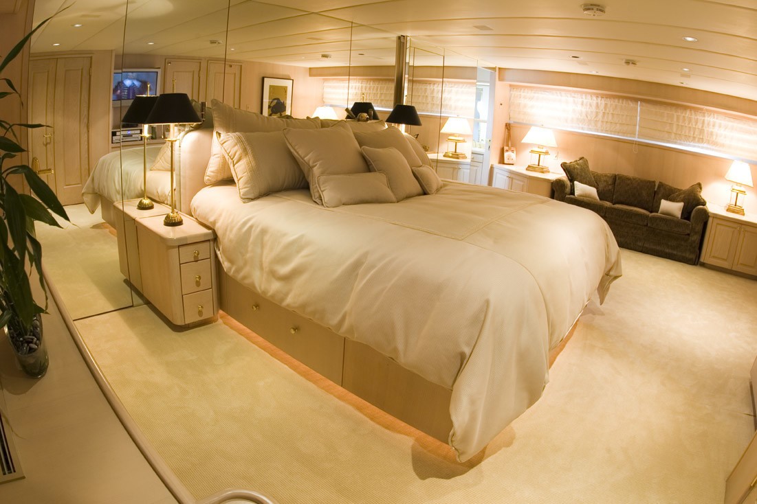 Main Master Cabin On Board Yacht SILENT WORLD II