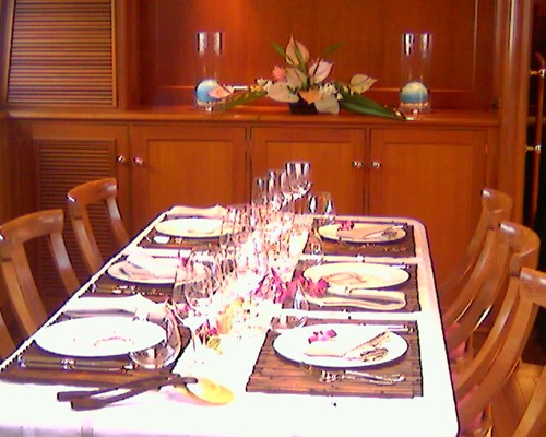 Eating/dining On Yacht AXIA
