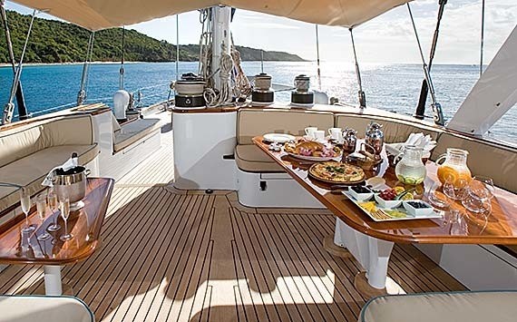 External Eating/dining On Yacht AXIA