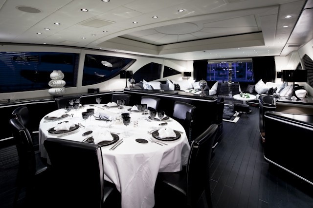 Eating/dining On Board Yacht SHANE