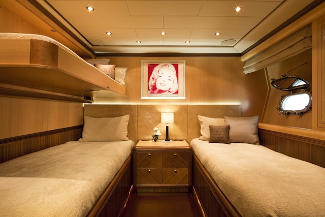 Twin Bed Cabin On Yacht SHANE