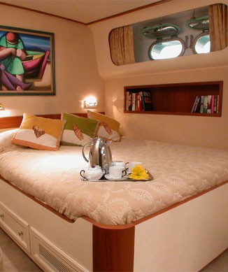 Guest's Cabin Aboard Yacht AVA