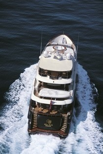 Aft: Yacht BLUE BREEZE's Cruising Photograph