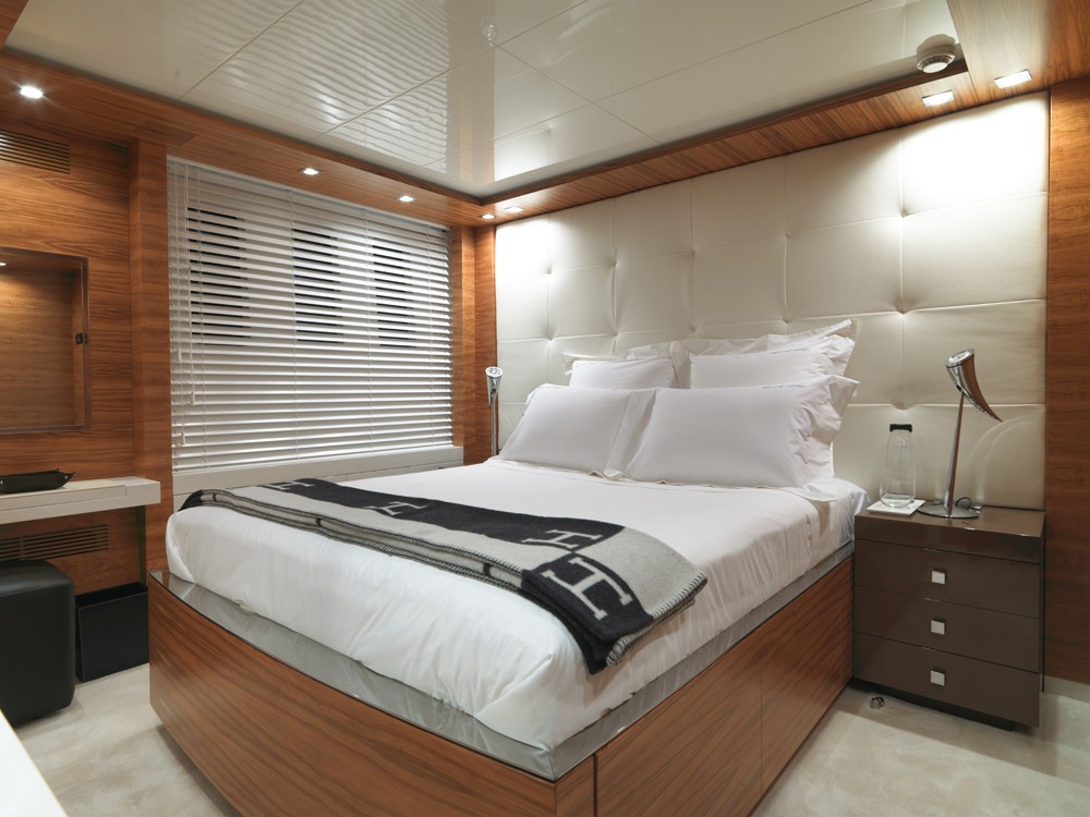 Guest's Cabin Aft On Board Yacht SIERRA ROMEO