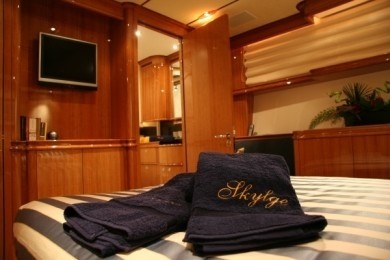 Close Up: Yacht THIS IS US's Main Master Cabin Captured