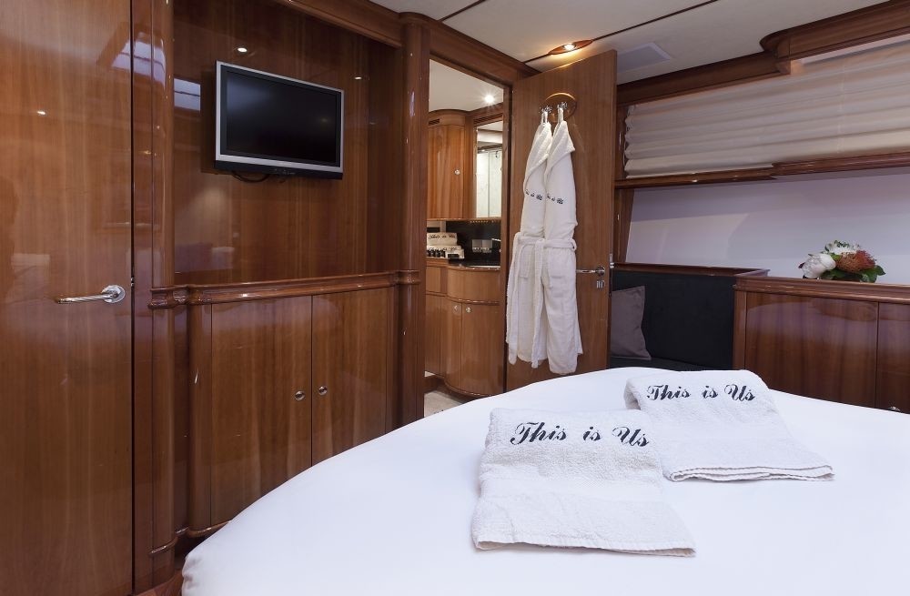 Owner Cabin Bath Aboard Yacht THIS IS US