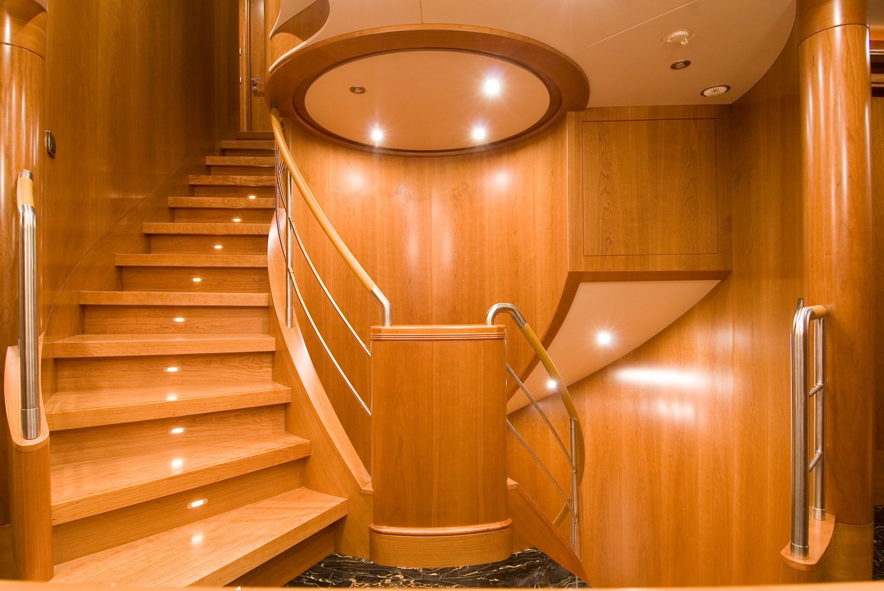 Stairway On Board Yacht BLUE VISION