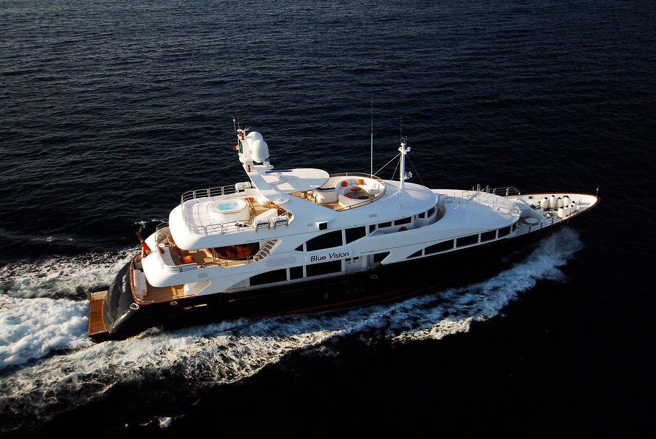 From Above Aboard Yacht BLUE VISION