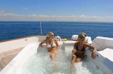 Jacuzzi Pool Aboard Yacht CD TWO
