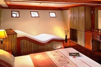 Sitting: Yacht ORION's Main Master Cabin Captured