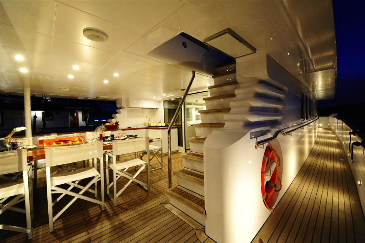 Eating/dining Furniture Aboard Yacht BERZINC