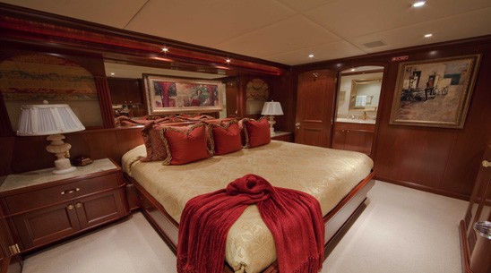 Guest's Cabin On Board Yacht RELENTLESS
