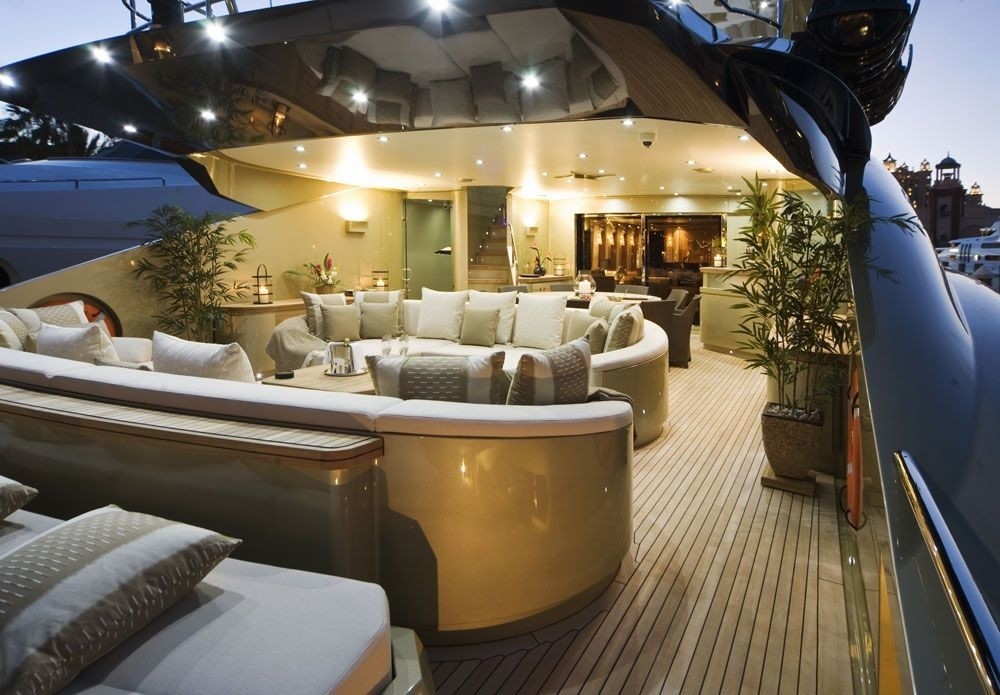 Deck Sitting Aboard Yacht HOKULANI
