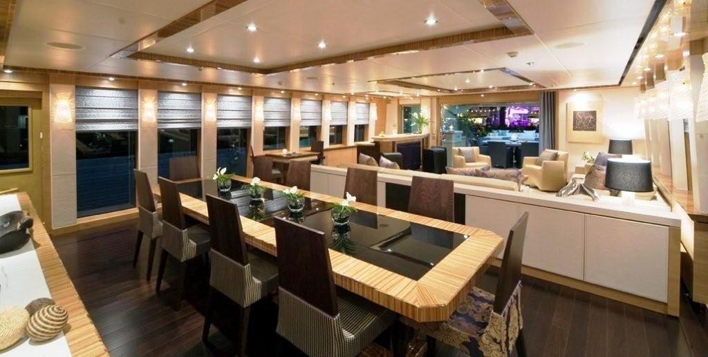 Eating/dining Area On Yacht HOKULANI