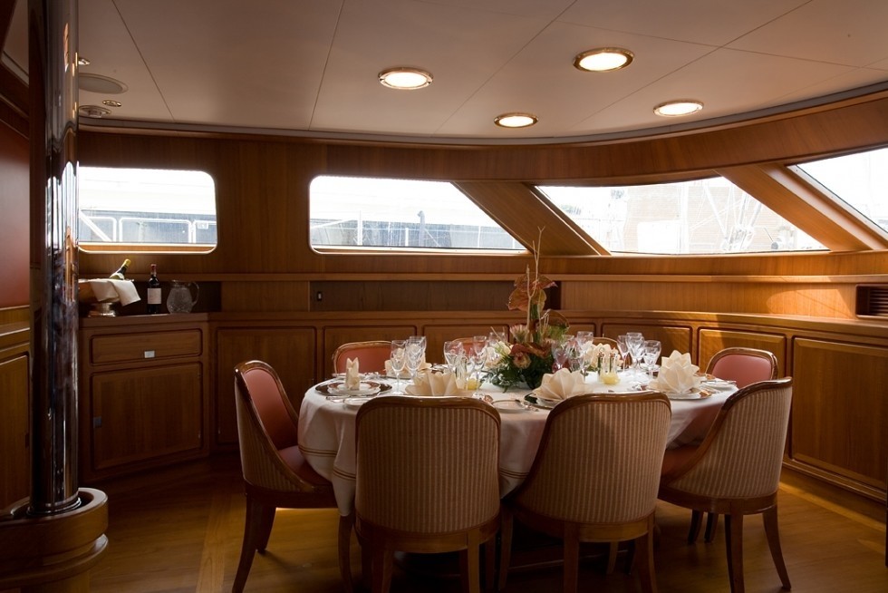 Eating/dining Zone On Yacht ANTARA