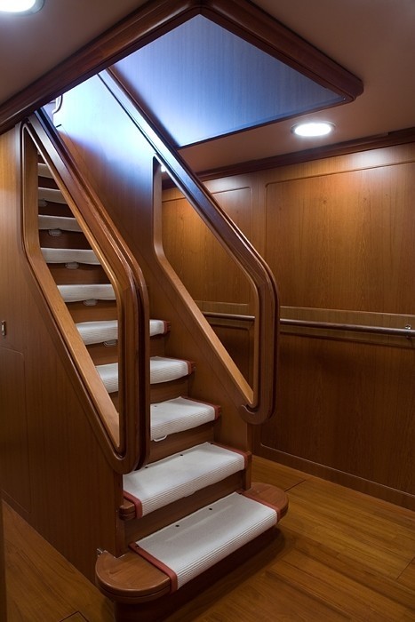 Stairway On Yacht ANTARA