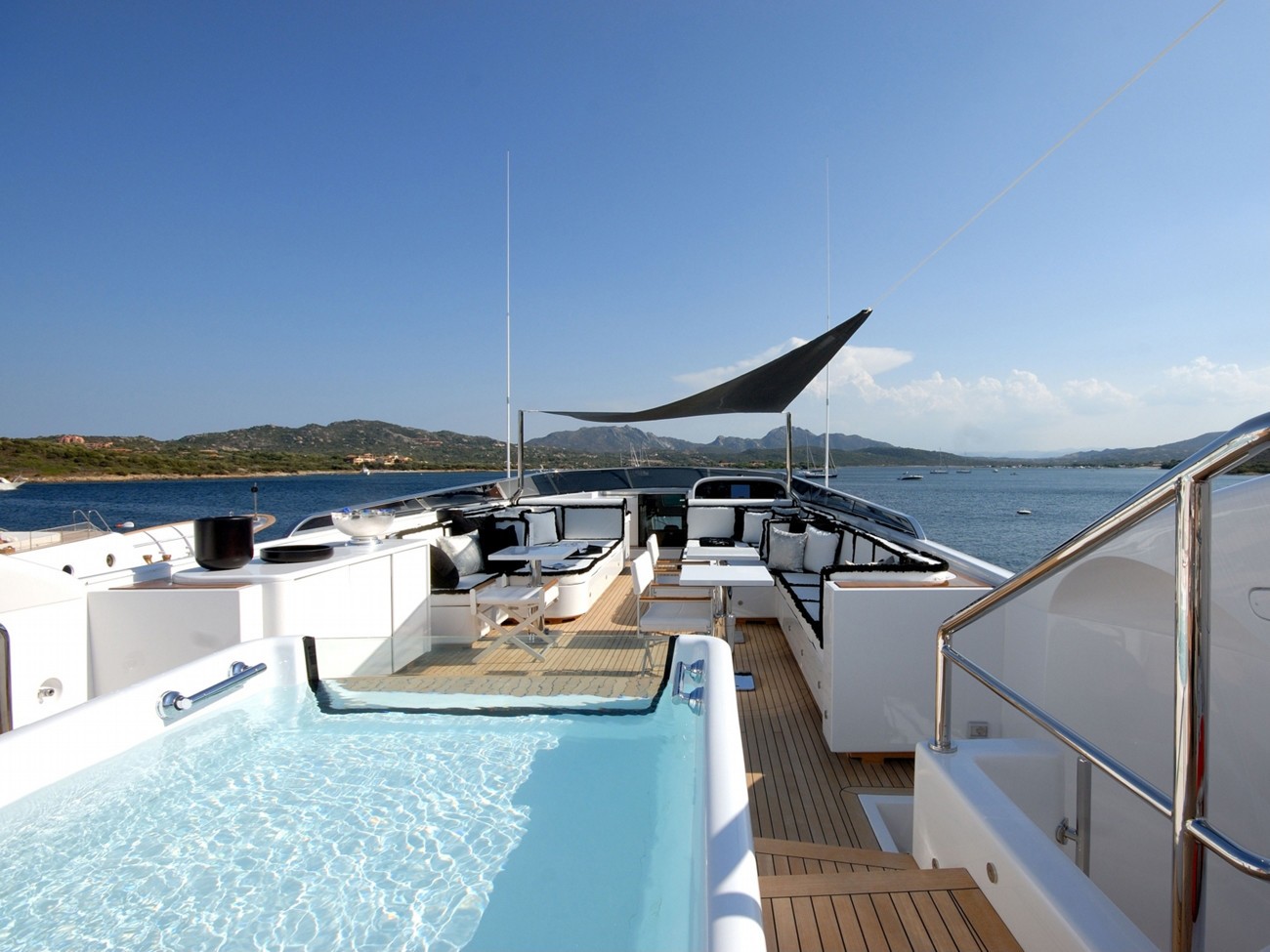 Swimming Pool On Board Yacht PURE ONE