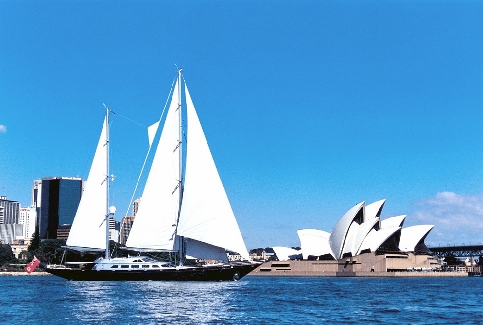 Sydney Port Aboard Yacht ANDROMEDA LA DEA