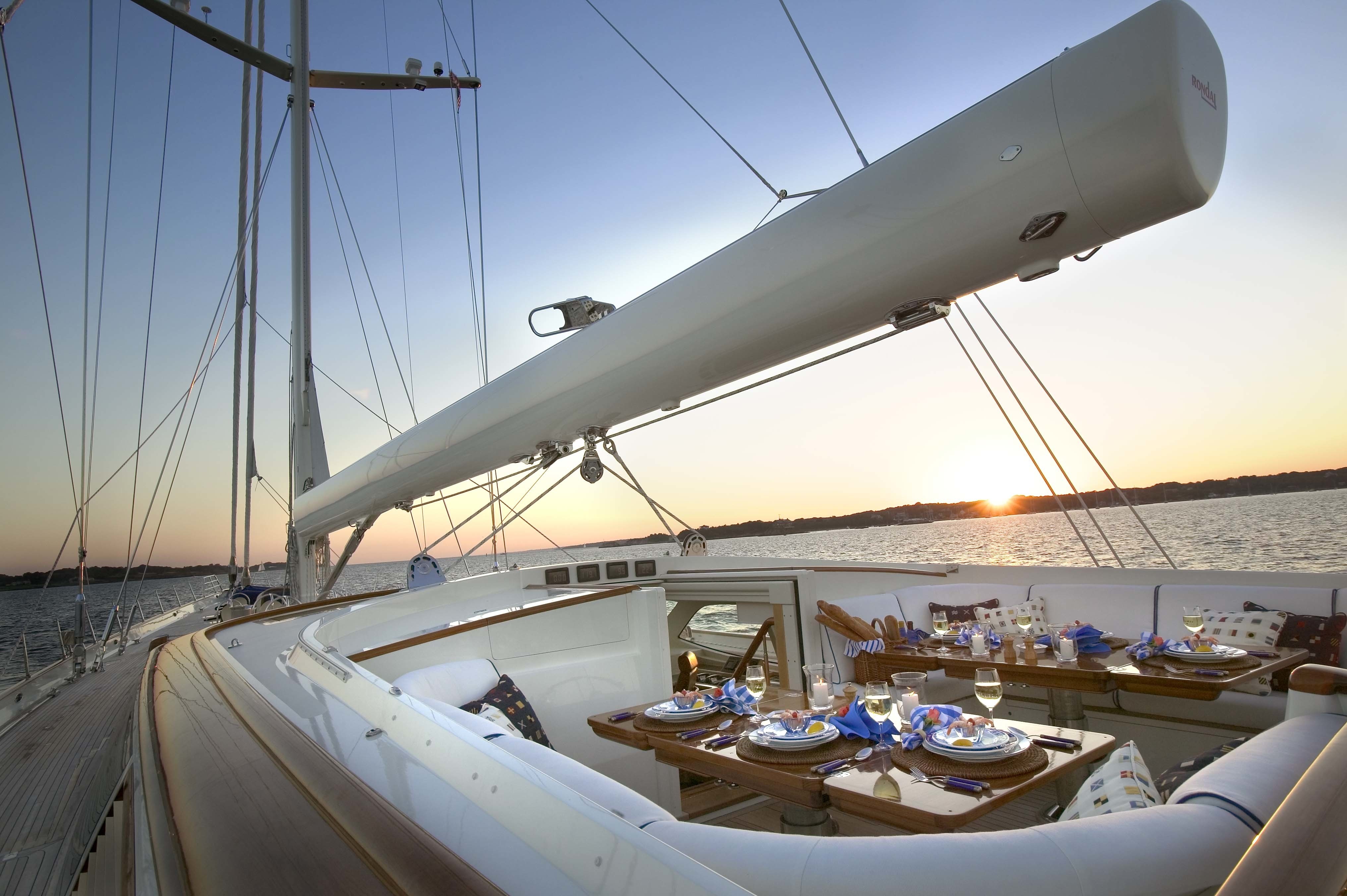 External Eating/dining On Board Yacht ASOLARE