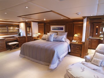 Main Master Cabin Aboard Yacht INSPIRATION