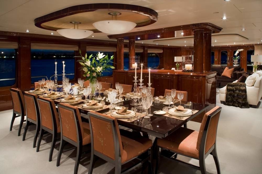 Eating/dining Saloon On Yacht NO COMMENT