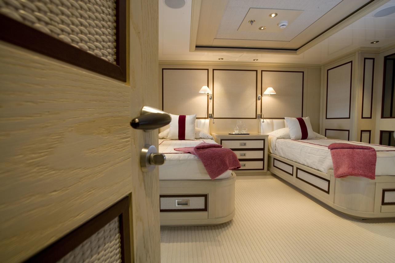 Twin Bed Cabin On Board Yacht ODESSA