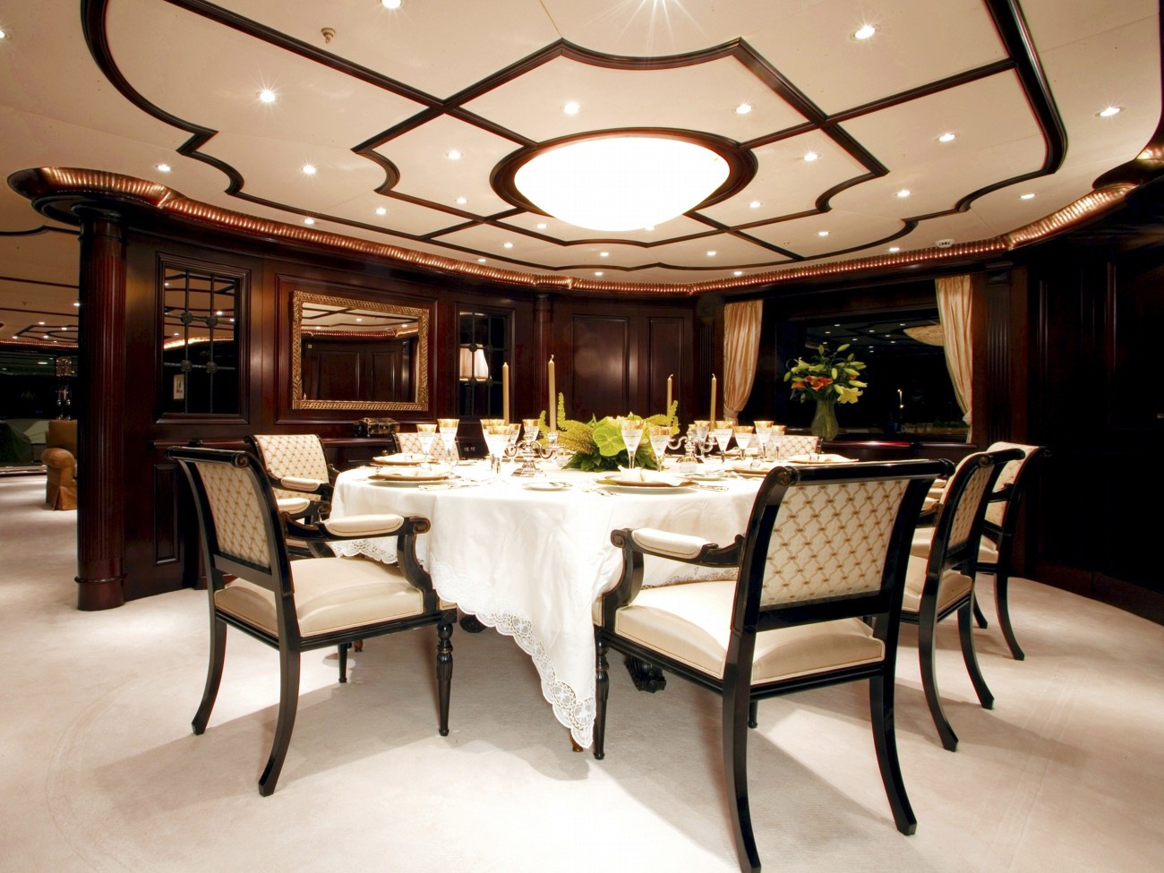 Eating/dining Saloon On Board Yacht ELENI