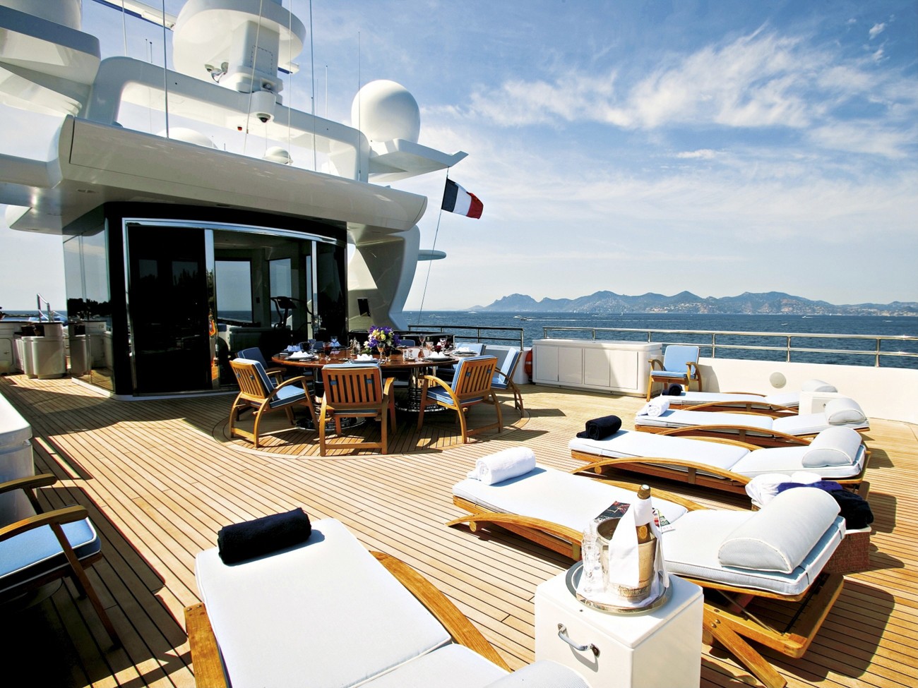 Sun Deck On Board Yacht ELENI