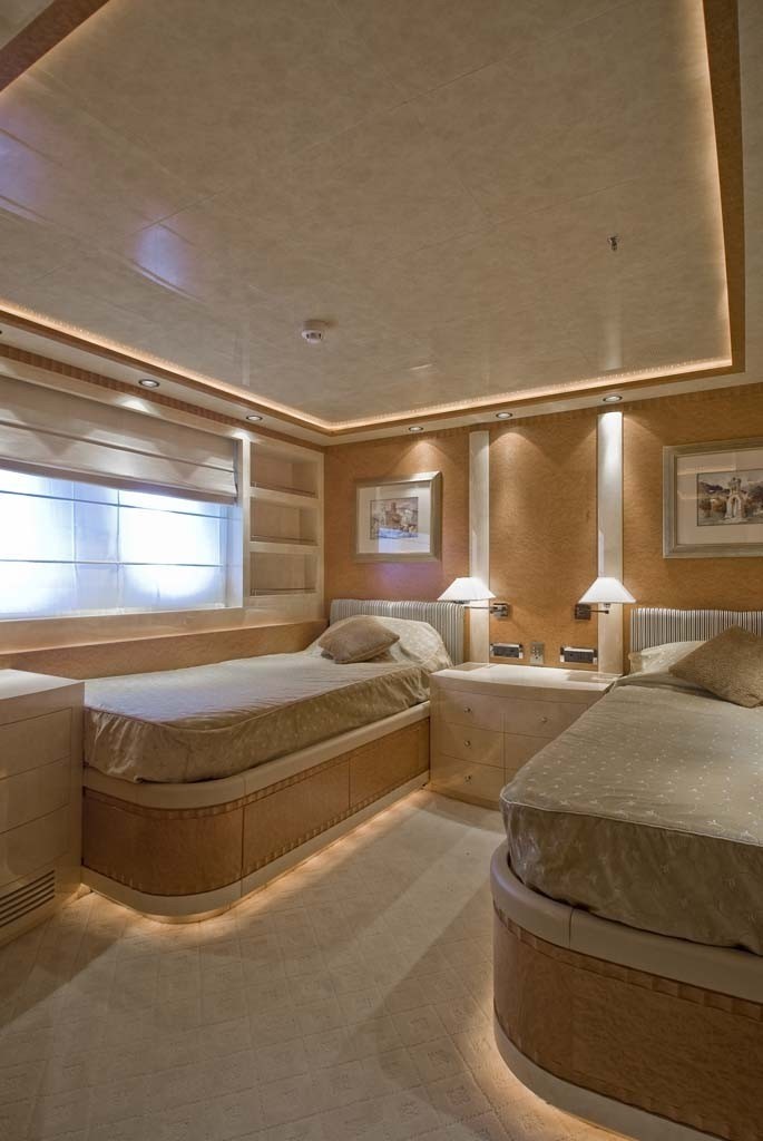 Light: Yacht O'NEIRO's Twin Bed Cabin Photograph