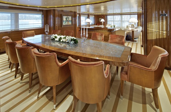Eating/dining On Yacht MIA RAMA