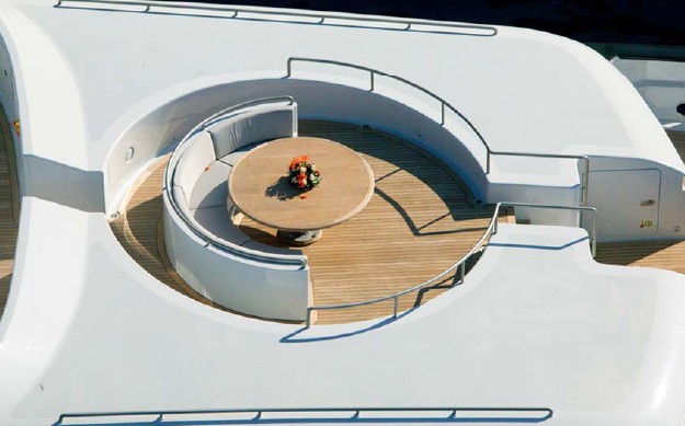 Circular Sitting Aboard Yacht MARIU