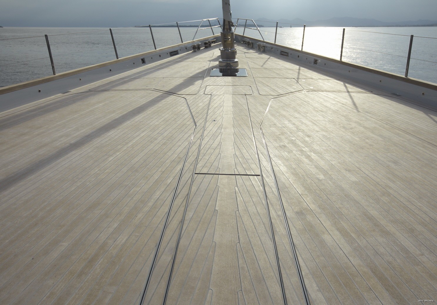 57m sailing yacht deck
