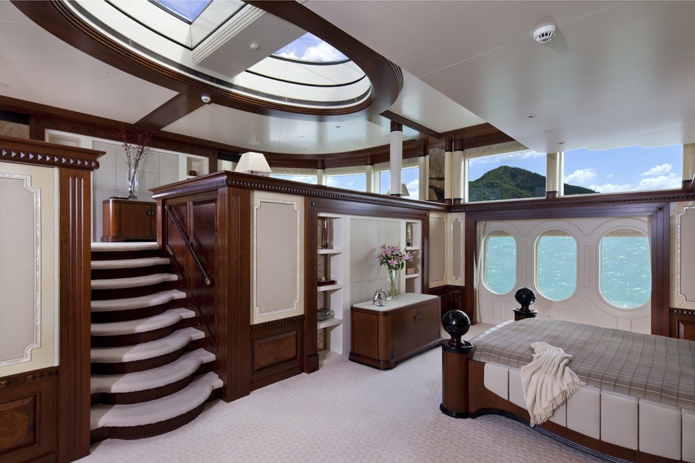 Main Master Cabin On Board Yacht CALYPSO