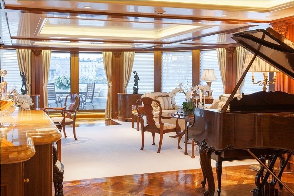 piano in the saloon