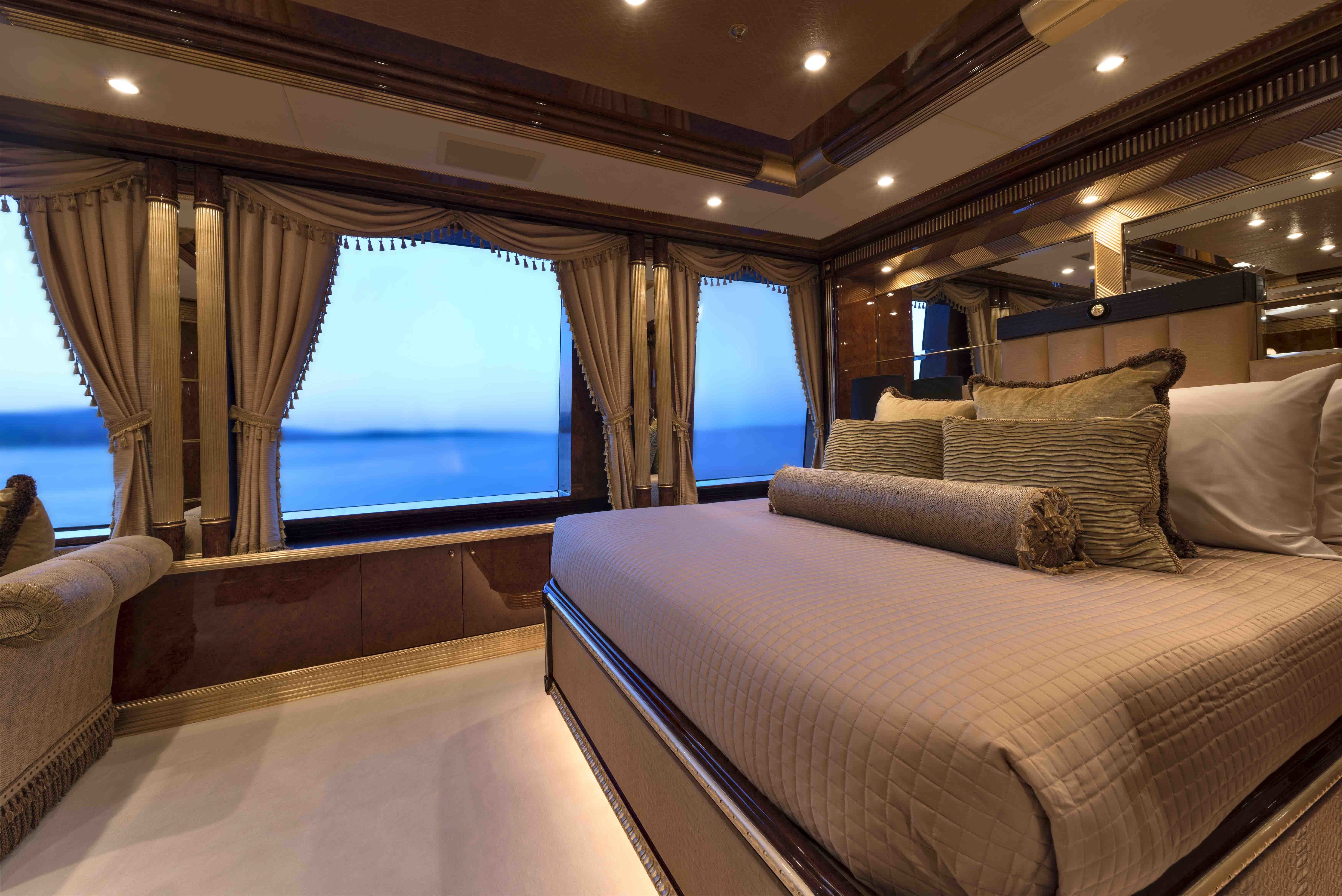 VIP stateroom with fabulous windows and views