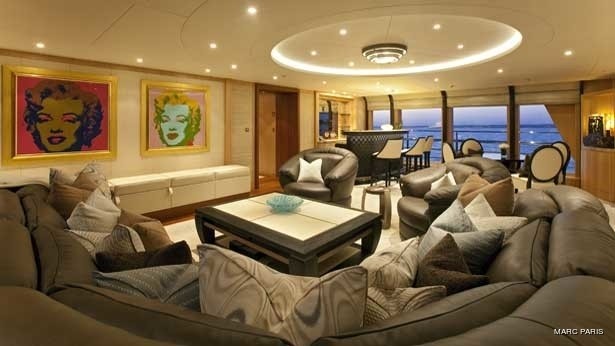Top Lounging Taken From Portside Aboard Yacht INFINITE SHADES