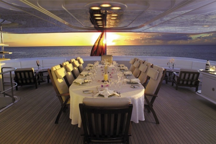 Exterior Eating/dining On Yacht APOGEE